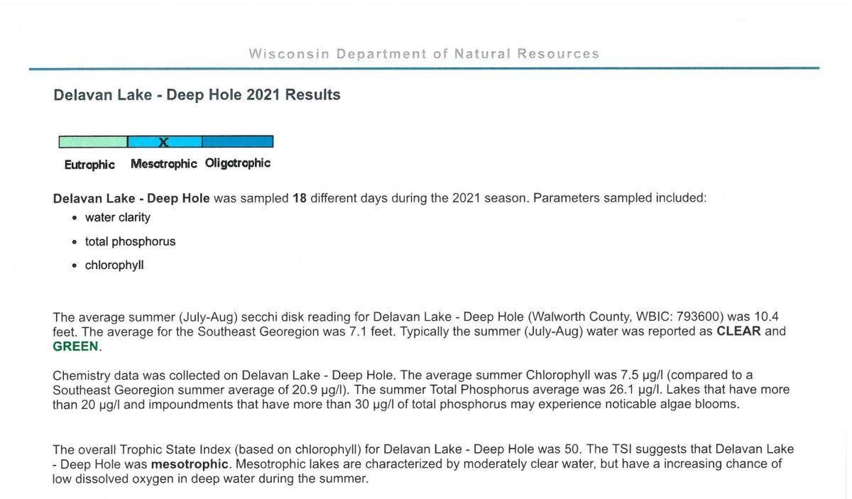 Deep Hole Results